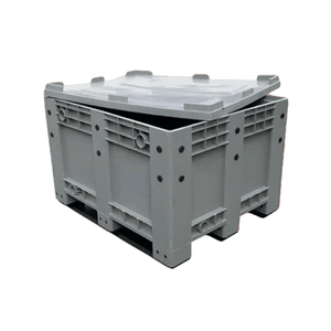1200*1000 HDPE almacenamiento resistente caja <span class=keywords><strong>de</strong></span> paletas <span class=keywords><strong>de</strong></span> plástico apilable sólida - Product Image 2