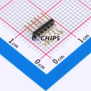 X1311WRS-06J-C40D42 Pin Header SMD,P=1.27mm,Horizontal Mount Connector ( Pin Structure: 1x6P )( Pitch: 1.27mm )( Row Spacing: - Product Image 1