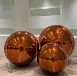 جوهرة البرتقال الفن ديكو الفولاذ المقاوم للصدأ الكرة للمنزل والحديقة ديكور السقف شنقا كرات الحلي & المجالات - Product Image 5
