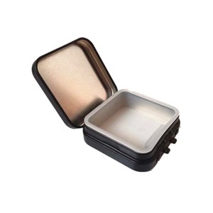 Rỗng thực phẩm an toàn kín CRC Mini Vuông con kháng tin trường hợp với nút khóa cho Bạc Hà CR <span class=keywords><strong>Pill</strong></span> hộp thiếc - Product Image 1