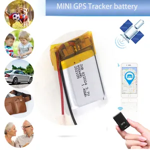 822024 3.7v 400mah Lipo Battery PCM Rechargeable Lithium Polymer Battery For Mini GPS Tracker