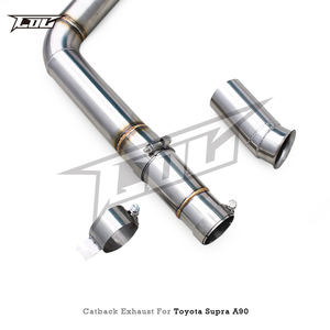 सुप्रा A90/a91 mk4/mk5 3.0t 2020-2023 स्टेनलेस स्टील निकास पाइप मफलर ओम वाल्व 1.5 मिमी मोटी - Product Image 6