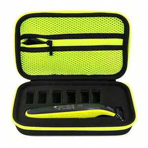 Estuche de viaje para afeitadora EVA, resistente al agua, a prueba de golpes y polvo, con espuma moldeada, bolsillo de malla y correa de mano para Philips OneBlade - Product Image 6