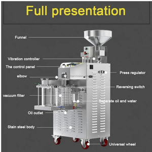 Gran oferta 2025, máquina de extracción de aceite comercial, expulsor de aceite de semillas eléctrico con filtro para uso comercial - Product Image 6