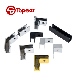 Vòi hoa sen cửa tay áo hơn 90 135 180 độ Góc điều chỉnh kết nối kẹp rắn brass Glass Clip phần cứng phù hợp - Product Image 6