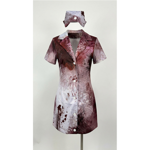 <span class=keywords><strong>Disfraz</strong></span> de <span class=keywords><strong>Enfermera</strong></span> Zombi para Halloween, Traje Sangriento y Aterrador para Cosplay, Vestido de Terror para Actuaciones en Escenario para Adultos - Product Image 6