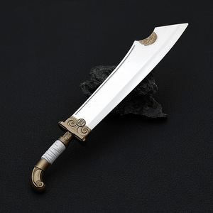 Llavero de juguete de aleación de zinc de 20 cm con diseño de espada y daga de las Cinco Espadas de <span class=keywords><strong>Wang</strong></span> Lao, periférico de juego de animación de One Piece City Film - Product Image 3