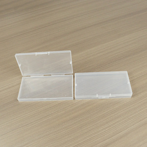 Transparent Plastic Storage <b>Box</b> 14.9x7.9x1.8cm PP Material Desktop Organizer For <b>Tools</b> And <b>Small</b> Parts - Product Image 1