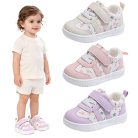 Baskets décontractées florales pour tout-petits garçons et filles, semelle antidérapante, résistantes à l'usure, chaussures de planche d'extérieur pour enfants, vente en gros, OEM, stock disponible