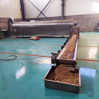 Machine de torréfaction électromagnétique entièrement automatique pour graines de sésame, usage industriel, en acier inoxydable 304 de qualité alimentaire