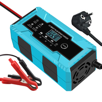 Harga Murah pabrik dibuat langsung penjualan pengisi daya baterai mobil sepeda motor otomatis Charger pengisi daya dengan tampilan LCD Uni Eropa AS