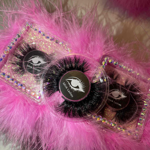 ขนตาปลอมขนาด15-30มม. ทำจากขนมิงค์เทียมขนตาเพิ่มวอลลุ่มพร้อมโลโก้กำหนดเองขนาด20มม. - Product Image 3