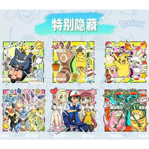 Imán de Refrigerador <span class=keywords><strong>3D</strong></span> de Madera Epoxi con Diseño de Pokémon, Lindos Imanes de Refrigerador con Dibujos Animados de La Bubu, Tarjetas Coleccionables de Pokémon PTCG - Product Image 2