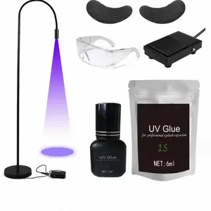 신제품 UV 속눈썹 접착제 LED 빛 빠른 건조 방수 UV 접착제 속눈썹 연장 접착제