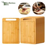 Planche à découper en bambou épaisse de style chinois, robuste et de haute densité, idéale pour la cuisine et la préparation des fruits