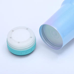 Vaso de Viaje Emerit Personalizado 2026 de 40 oz, de Acero Inoxidable, Brillante, Iridiscente, con Diseño de Arcoíris y Altavoz Bluetooth - Product Image 3