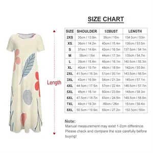 Custom Image Crew Neck <b>Vintage</b> Maxi <b>Dress</b> with Ruffles and Elastic Waist Liner Party Wear Size XS-XL <b>Summer</b> ODM Direct Supply - Product Image 1