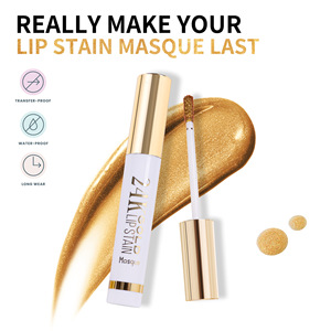 MLM Customized Burst Lip Mask Peel Off Lip Stain Gold Shimmer Waterproof Long Lasting Hydrating Glossy Lip Gloss vegan lipmakeup - Product Image 6