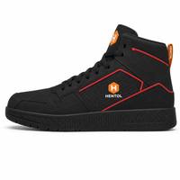 Sneakers en cuir et mesh pour homme avec logo personnalisé - Chaussures de marche respirantes printemps/hiver