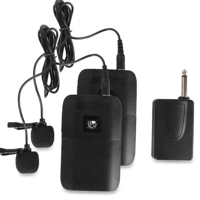For Lane E8C Professional UHF Wireless Lapel Microphone Speaker Player with Tie Clip Factory Price From China