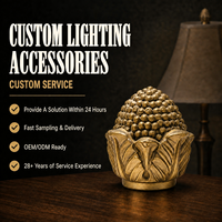Pièces de lampe en laiton, accessoires d'éclairage, quincaillerie de lampe en laiton massif pour éclairage de table, de sol et d'hôtel, OEM ODM