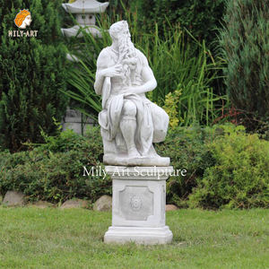 Statue de Moïse en Marbre Naturel Sculpté à la Main, Taille Naturelle, au Meilleur Prix - Product Image 4