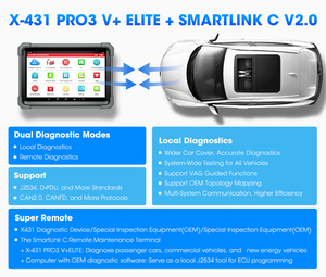 Escáner Multifunción PRO3 V+ ELITE para Codificación, Reinicio de Aceite, Escaneo ABS/SRS, Compatible con 86 Marcas de Autos, 1 Año de Garantía, Actualizaciones Gratuitas - Product Image 5