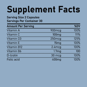 Cápsulas Multivitamínicas al por Mayor, Apoyo Inmunológico y Energético para Hombres y Mujeres, Suplemento Diario de Vitaminas y Minerales - Product Image 2