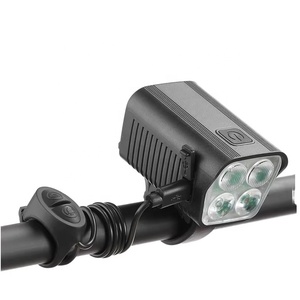 IRONDOENKY Mini tamaño trasero rojo <span class=keywords><strong>LED</strong></span> bicicleta luz conjunto recargable noche montar bicicleta faros plástico luz delantera batería - Product Image 1