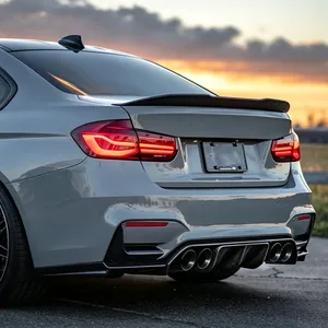 StarNav Spoiler de pare-chocs arrière pour M3 M4 F80 F82 F83 2014-2018, Lame inférieure, Diffuseur, Accessoires de tuning automobile - Product Image 6