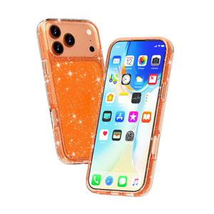 Funda de teléfono a prueba de golpes con piedras brillantes de cristal para iPhone 18 17 Pro Max, funda altamente protectora para iPhone 17 Pro Max - Product Image 4