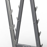 Support de barre d'haltères en métal à 3 niveaux Realleader, cadre thermolaqué avec roulements en alliage d'aluminium, équipement de rangement pour plaques de poids pour salle de sport à domicile