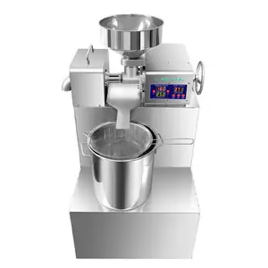 Precio de fábrica máquina de prensa de aceite comercial capacidad 20-30 KG/H equipo de procesamiento de aceite de cocina de acero inoxidable