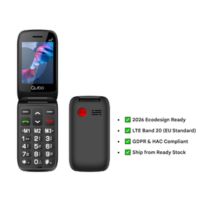 Téléphone portable <span class=keywords><strong>4G</strong></span> à clapet <span class=keywords><strong>pour</strong></span> seniors 30Y Factory, écran 2,8 pouces, prise en charge espagnol/allemand/français |   <span class=keywords><strong>Clé</strong></span> SOS double <span class=keywords><strong>SIM</strong></span> |   Certifié CE RoHS REACH |   Enregistré dans l'UE - Product Image 2