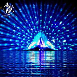 Fontaine à écran d'eau LED 3D haute puissance pour extérieur, nouvelle fontaine à écran d'eau pour films, fabriquée en matériaux de haute qualité pour les jardins - Product Image 1