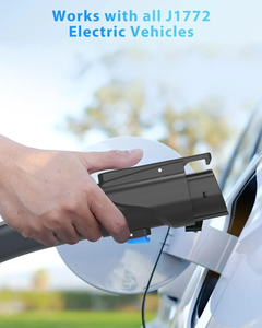 Lectron <span class=keywords><strong>Tesla</strong></span> 80 Amp Chargeur Mural Nouveaux Bornes J1772 Adaptateur <span class=keywords><strong>de</strong></span> Charge AC Femelle Connecteurs EV Bleus - Product Image 2