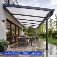 Plaque de polycarbonate en gros résistante aux UV, panneau de toiture alvéolaire pour auvent de porte et fenêtre, fournisseur OEM personnalisé de matériaux de construction en Chine