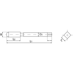 FERVI Maschi BSW STI pour vélo à cadre en aluminium, jeu de manivelle et de plateau de pédalier de haute qualité - Product Image 1