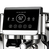 Machine à café expresso tout-en-un SA201 avec moulin intégré, pompe 20 bars, écran tactile et mousseur à lait
