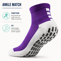 Chaussettes de football antidérapantes pour équipes de football, marque privée avec contrôle qualité et spécifications