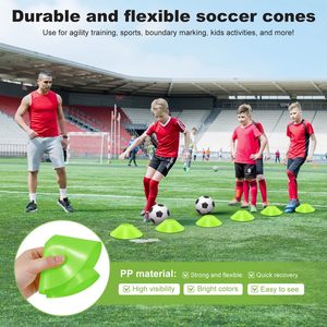 Xách tay <span class=keywords><strong>Pop</strong></span> bóng đá Mục tiêu thiết lập 6x4 ft sân sau thiết bị đào tạo với 2 Lưới bóng đá bóng thang nón cho đào tạo quần vợt thanh niên - Product Image 6