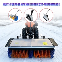 Souffleuse à neige, balayeuse et charrue 3-en-1 autopropulsée, moteur Loncin 15 HP, démarrage électrique avec certification CE