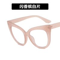 Lunettes rondes tendance pour femmes, montures légères en PC confortables associées à des verres en résine transparente pour la vie quotidienne