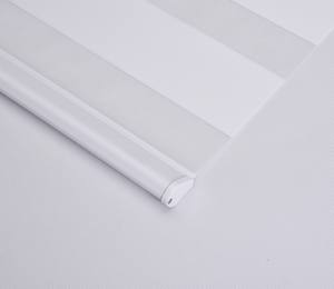 कस्टम ज़ेबरा अंधा दोहरी परत रोलर सफेद रंग के कमरे में दिन और रात की खिड़की के लिए प्रकाश फ़िल्टर गोपनीयता - Product Image 6