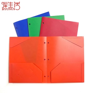Thư Kích Thước Nhựa Thư Mục Trình Bày PP Ba Lỗ <span class=keywords><strong>2</strong></span> Túi Thư Mục Tập Tin Cho Tài Liệu Chất Kết Dính 3 Vòng Màu Cam - Product Image 2