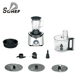 Multi-function 3 in 1 High Quality Electric Household Kitchen Appliances Food Processor with Compact Storage