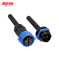 Connecteur M25 à 2 broches pour montage sur panneau, courant élevé 50A 500V IP67, prise mâle et fiche femelle pour système solaire