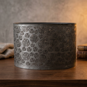 Cage à bougie perforée gravée - Product Image 2