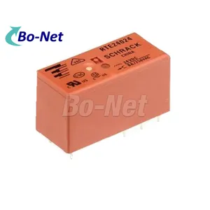 Relay Sinyal Daya 5V 12V 24V 8 Pin 8A Baru Asli untuk RT424024