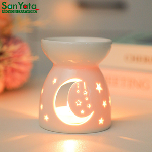 卸売ワックスメルトバーナー、セラミックティーライトキャンドルホルダー、エッセンシャルオイルバーナー、インセンスアロマディフューザー、ホームデコレーション - Product Image 2